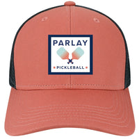 PARLAY Pickleball Endless Summer Hat: Coral
